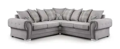 Valencia Large Corner Scatter Back Grey