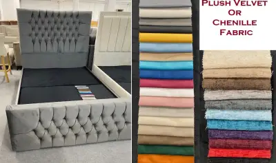 A Chesterfield Panel Bed including Regent Pocket Mattress