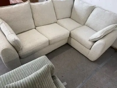 Cream corner sofa
