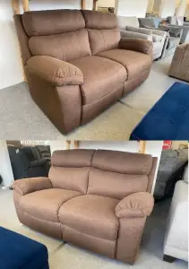 Brown 2 +2 High Back