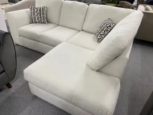 Click Here To Enlarge This Photo Of Off white corner sofa