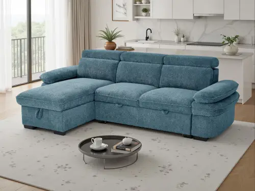 Click Here To Enlarge This Photo Of Helsinki Corner Sofa bed with storage - Choice of Colours