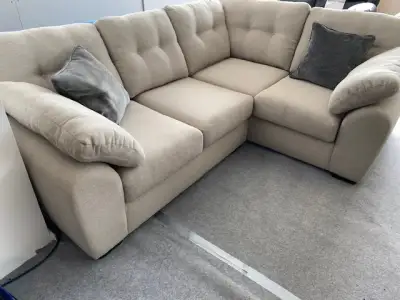 Beige Corner Sofa