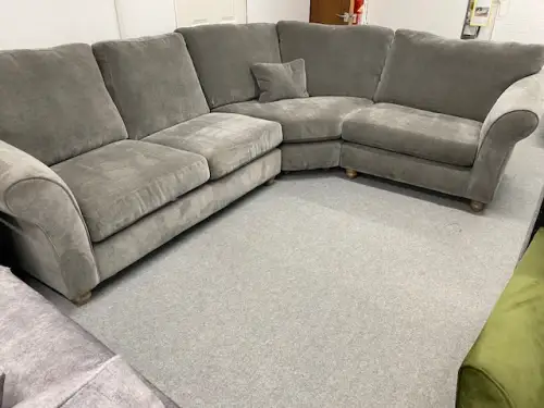Click Here To Enlarge This Photo Of Large Grey Corner Sofa