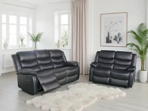 Click Here To Enlarge This Photo Of Budget Recliner in Black