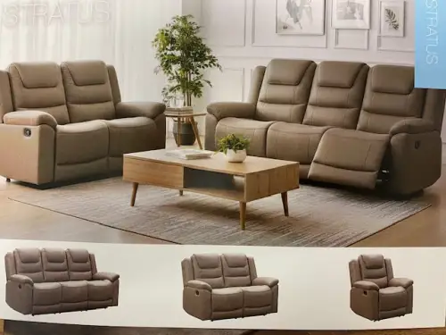 Click Here To Enlarge This Photo Of Stratus Premium Manual Recliner 3&plus;2