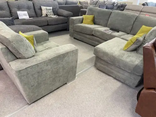 Click Here To Enlarge This Photo Of Mink Corner sofa Left or Right Hand