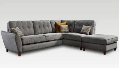 Ashley Corner Chaise With Footstool Left or Right Hand - Choice of Colours