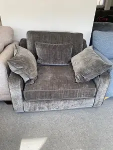 Large Love chair in grey